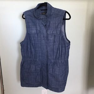 Talbots Jean Vest